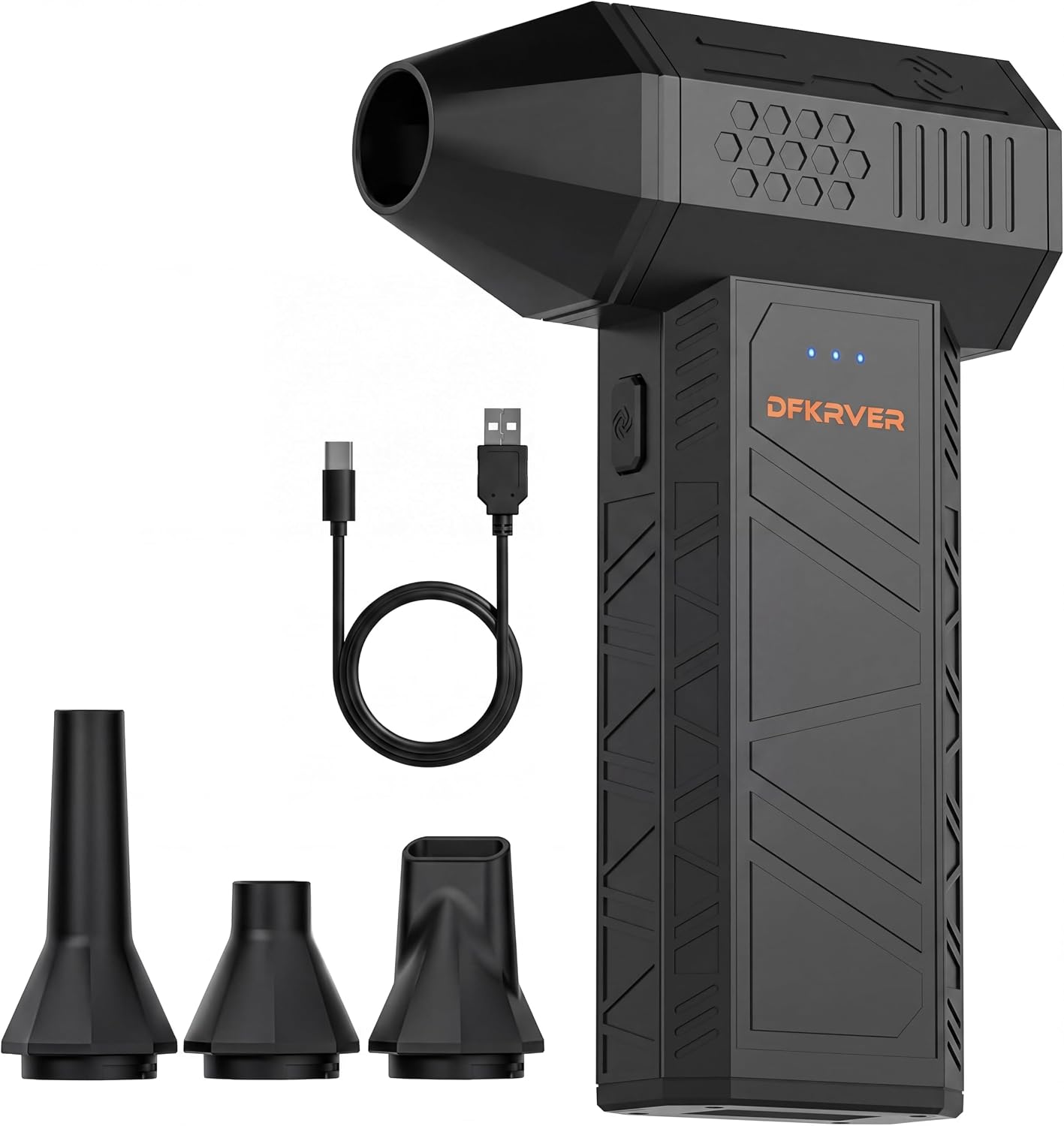 Electric Air Duster, Compressed Air Duster 110,000 RPM, 3-Gear Adjustable